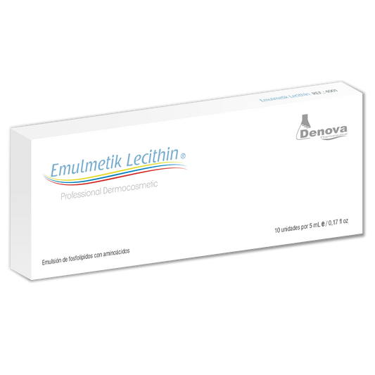 Emulmetik Lecithin By Denova - Moldeamiento corporal y Tratamiento reductor de grasa - 10Amp x 5ml