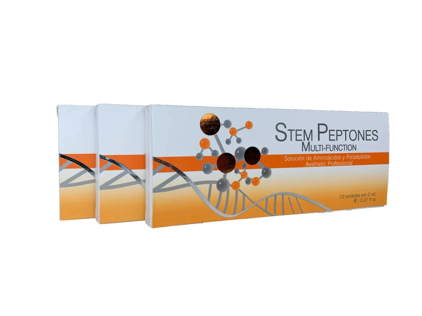 Stem Peptones Multi-Function - Solución De Aminoácidos Y Polipéptidos - 10Amp x 10ml