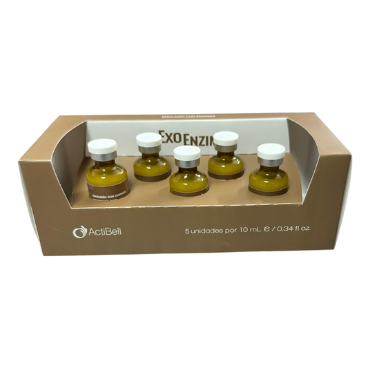 Exoenzim – Emulsión Enzimática Reafirmante 5 Viales x 10 ml
