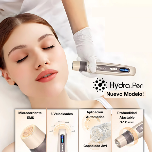 Hydrapen – Microneedling con Infusión de Serums Profesional
